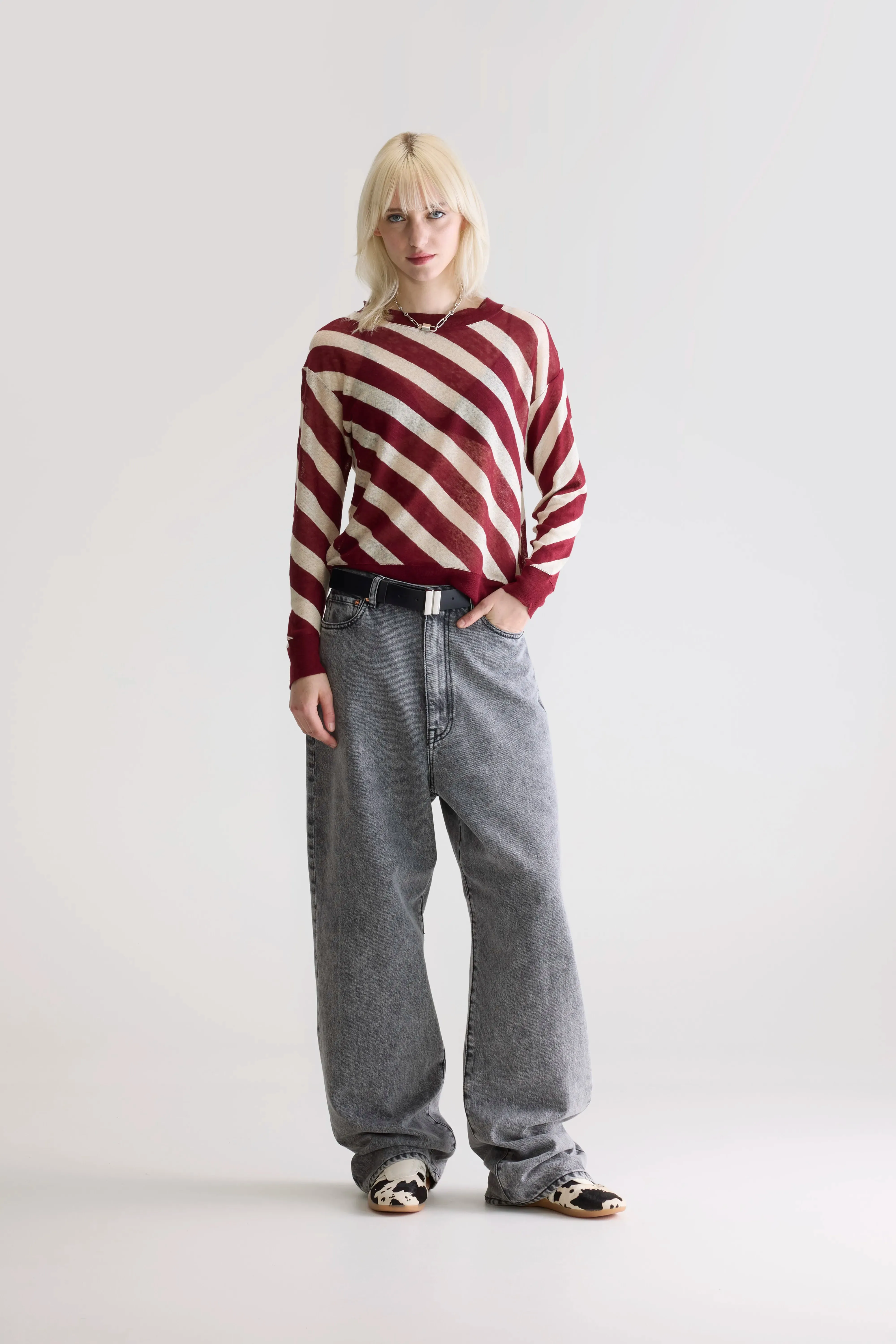 Relaxed Outfit Senia relaxed t-shirt (252 / W / STRIPE A)