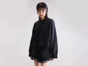 Slenni crewneck sweatshirt (252 / W / ACIER) Warm Outfit