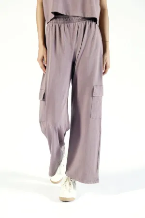 Slim Comfort ThermalRegulatingLining ACID WASH CARGO TROUSERS