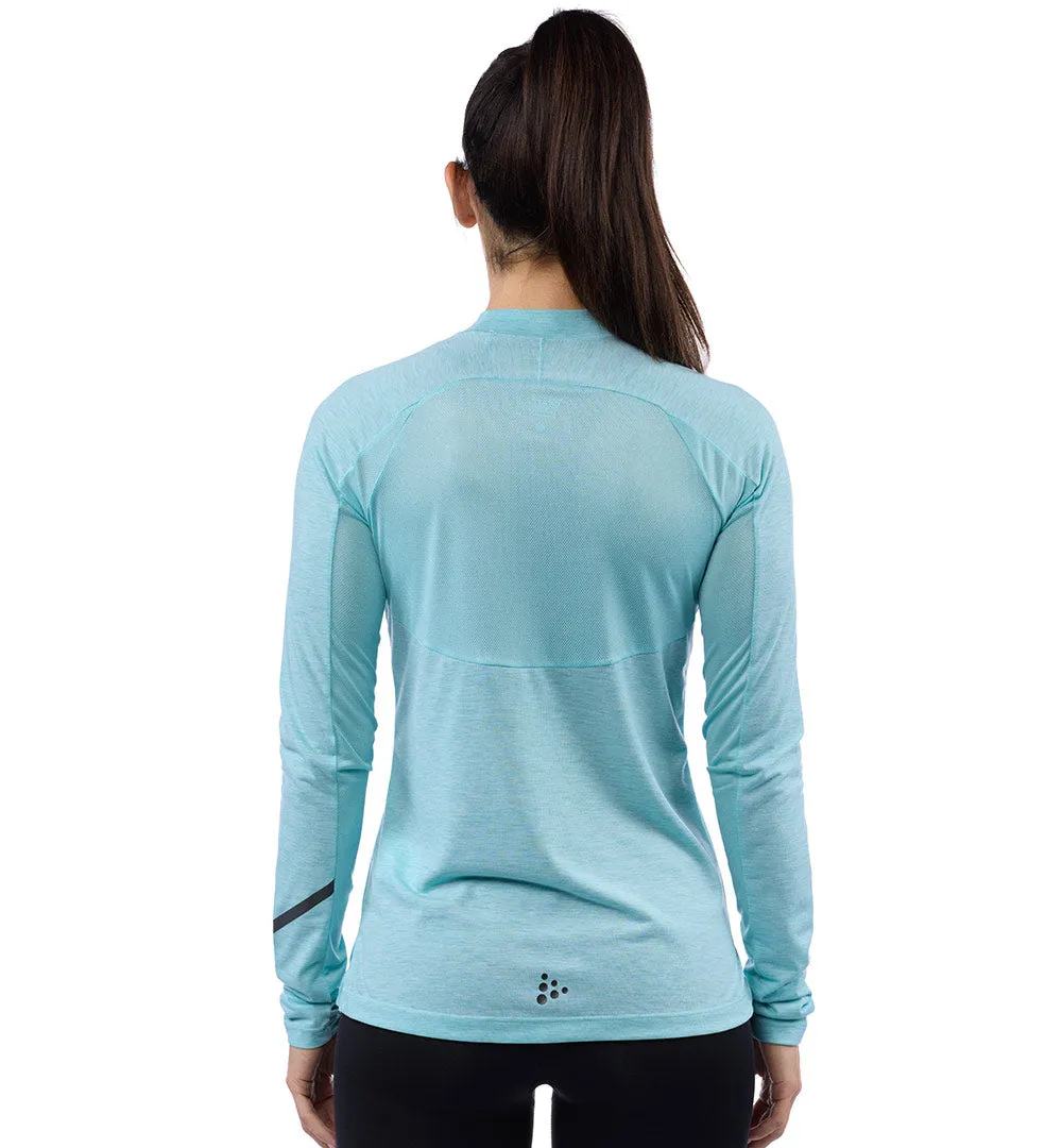 Shape Hug BreathableMesh SPARTAN by CRAFT SubZ LS Wool Tee - Women's