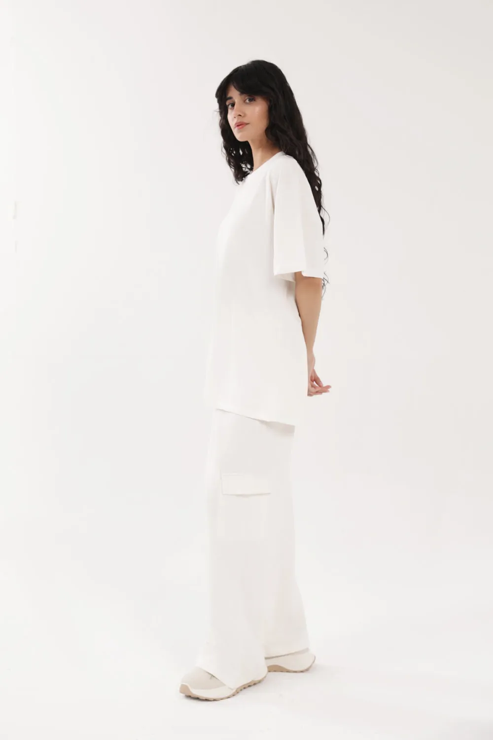 SustainableYarnBlend Active Ease BASIC OVERSIZED TEE