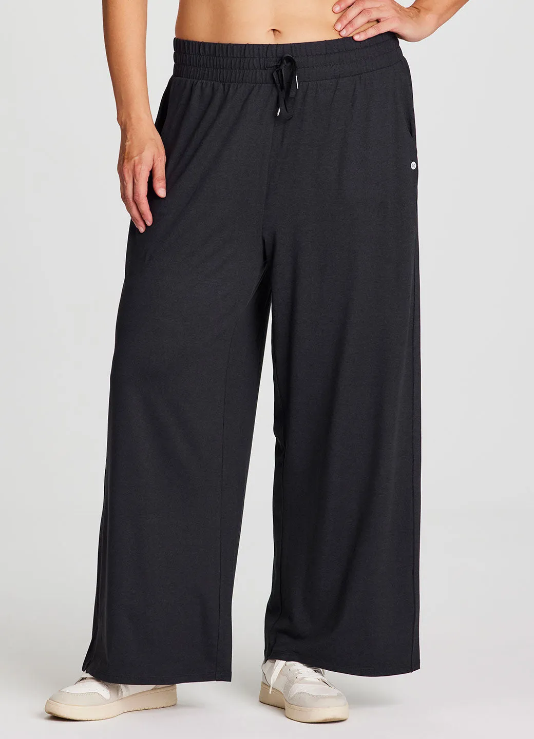 Bi Stretch Fabric High Waist Stretch Plus EverydaySoft Wide Leg Pant