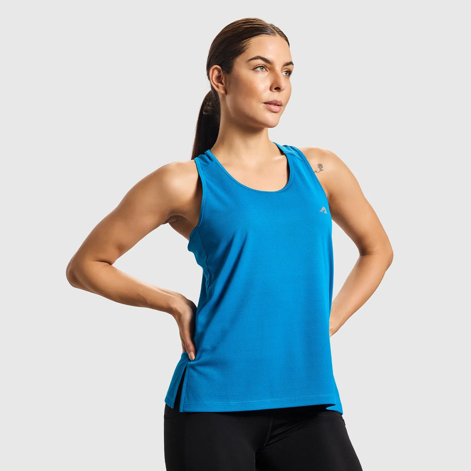 market share Ornamental Power Womens Tank - Blue