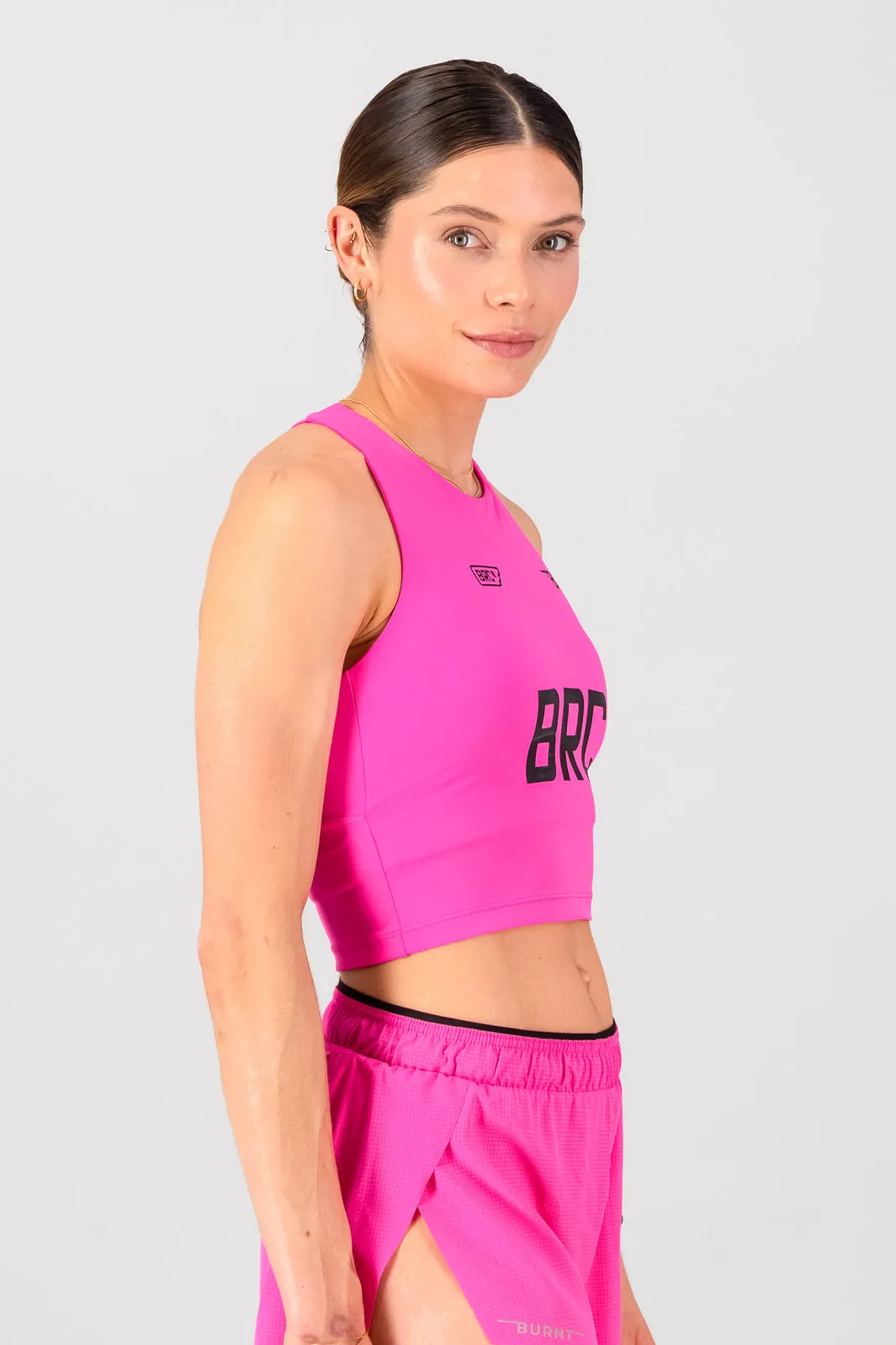 Speedracer Supportive Tank - Electric Pink High Mobility