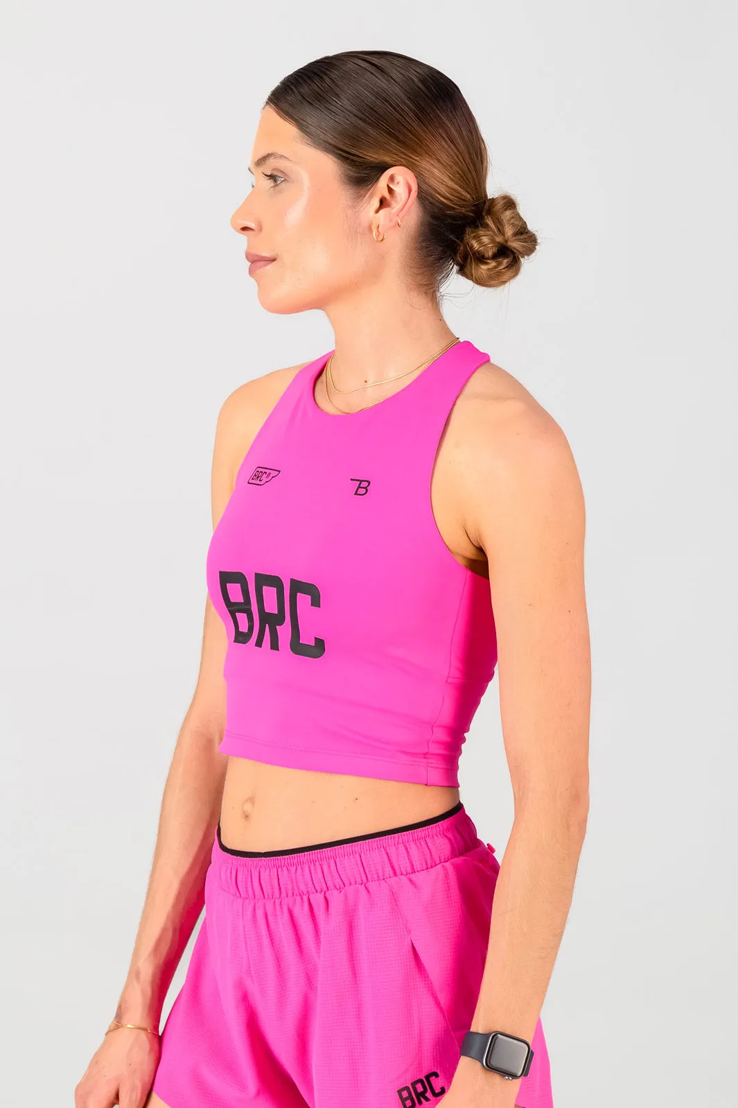 low - maintenance Speedracer Supportive Tank - Electric Pink