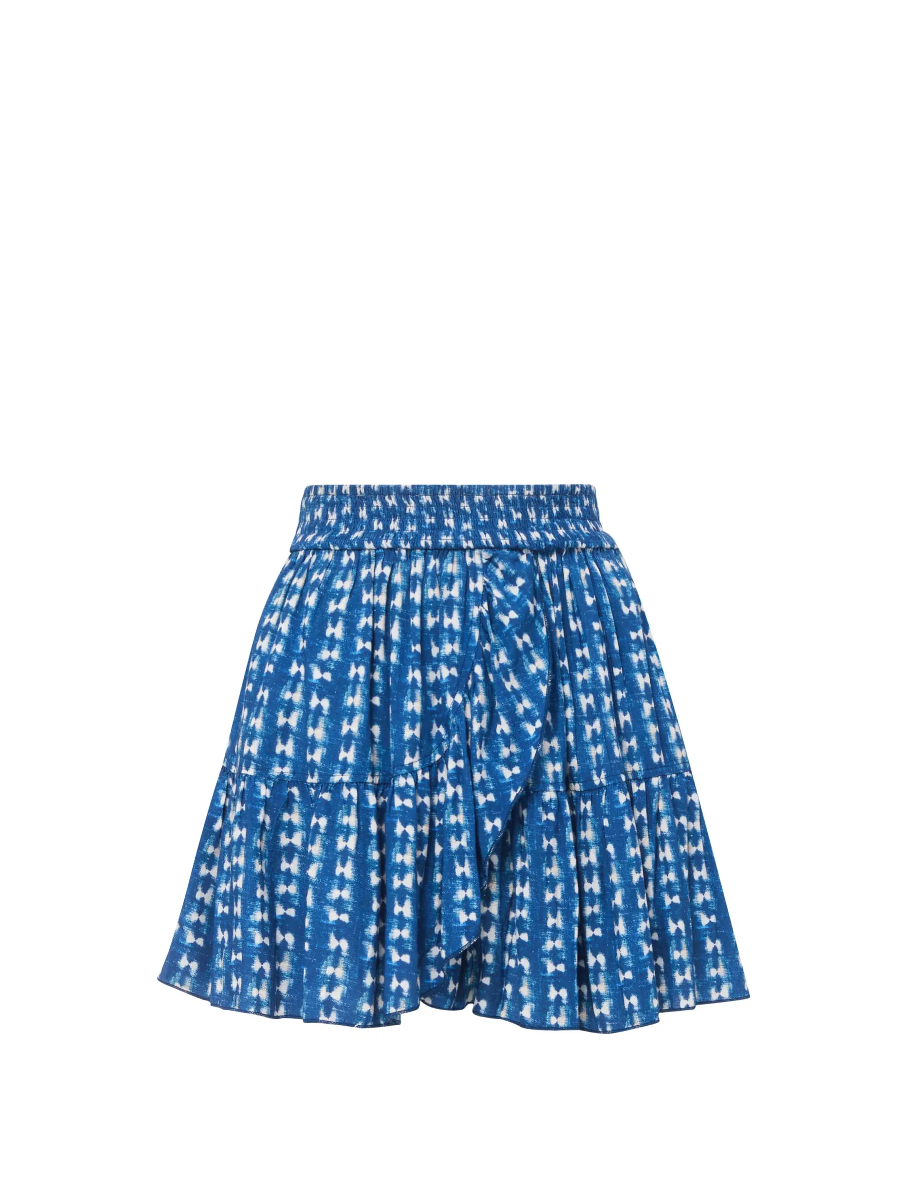 Izzy Skirt In Denim Tides Cozy Movement Layered Look