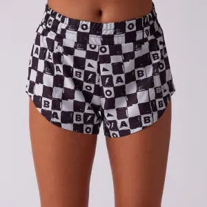 Women's Swift 3" Lined Short - Checkers basketball clothing belt