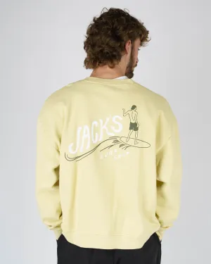 Affordable Bobber Heavyweight Crewneck - Yellow