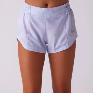 Double Layered Construction Women's Swift 3" Lined Short - Blurred Floral
