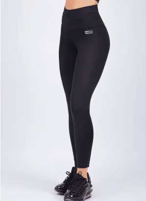 Wrinkle Resistant Eco Shopper Versatile Wear LEGGING EMANA EMOTIONS-BLACK
