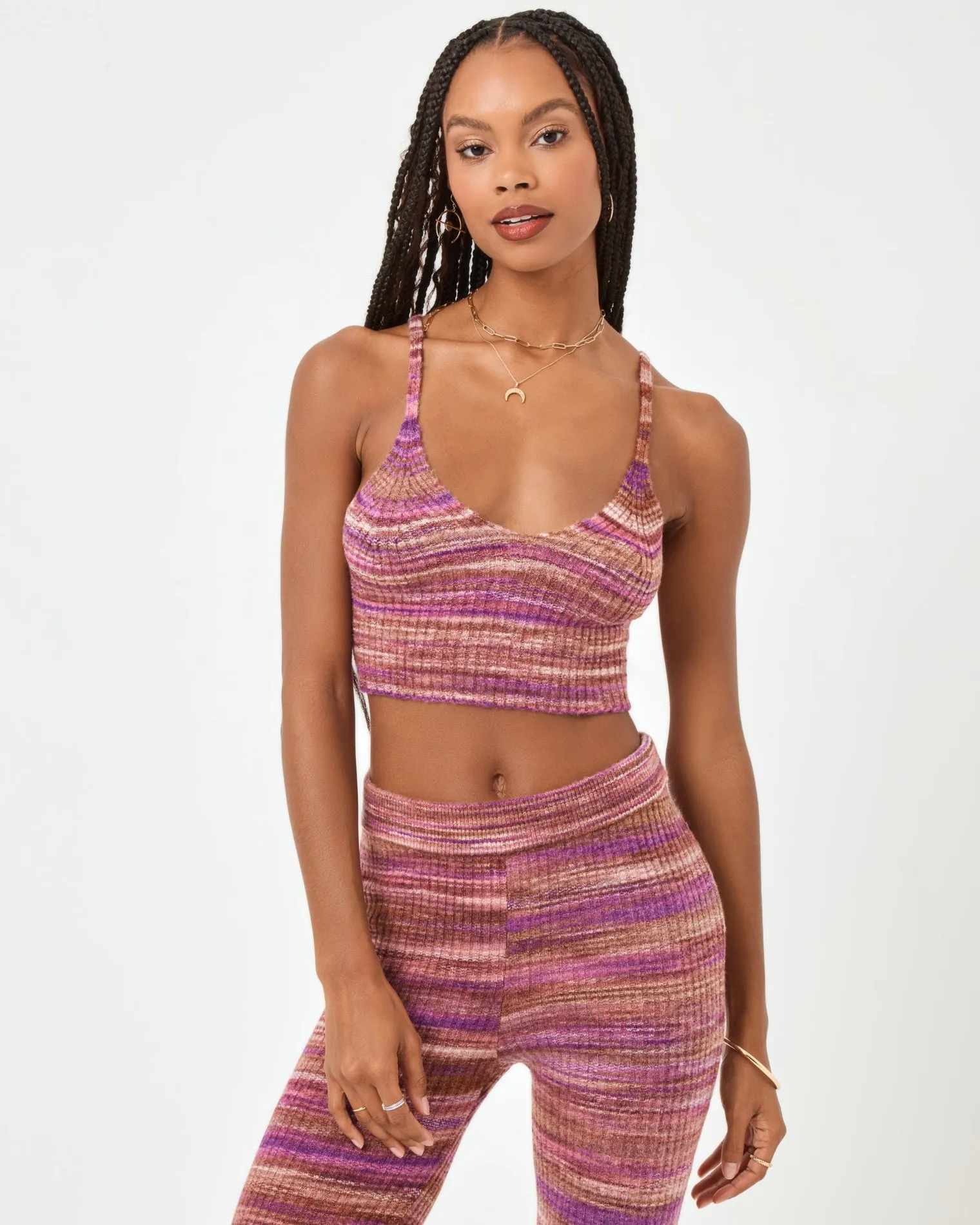 UV Protection Fabric Urban Cool Demi Top - Sundown Space Dye