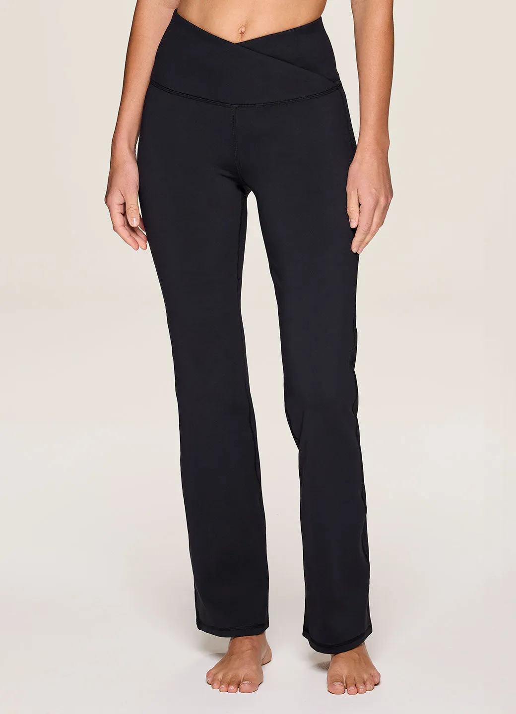 Silicone Hem Trim Crossover Ultra Hold Flare Legging