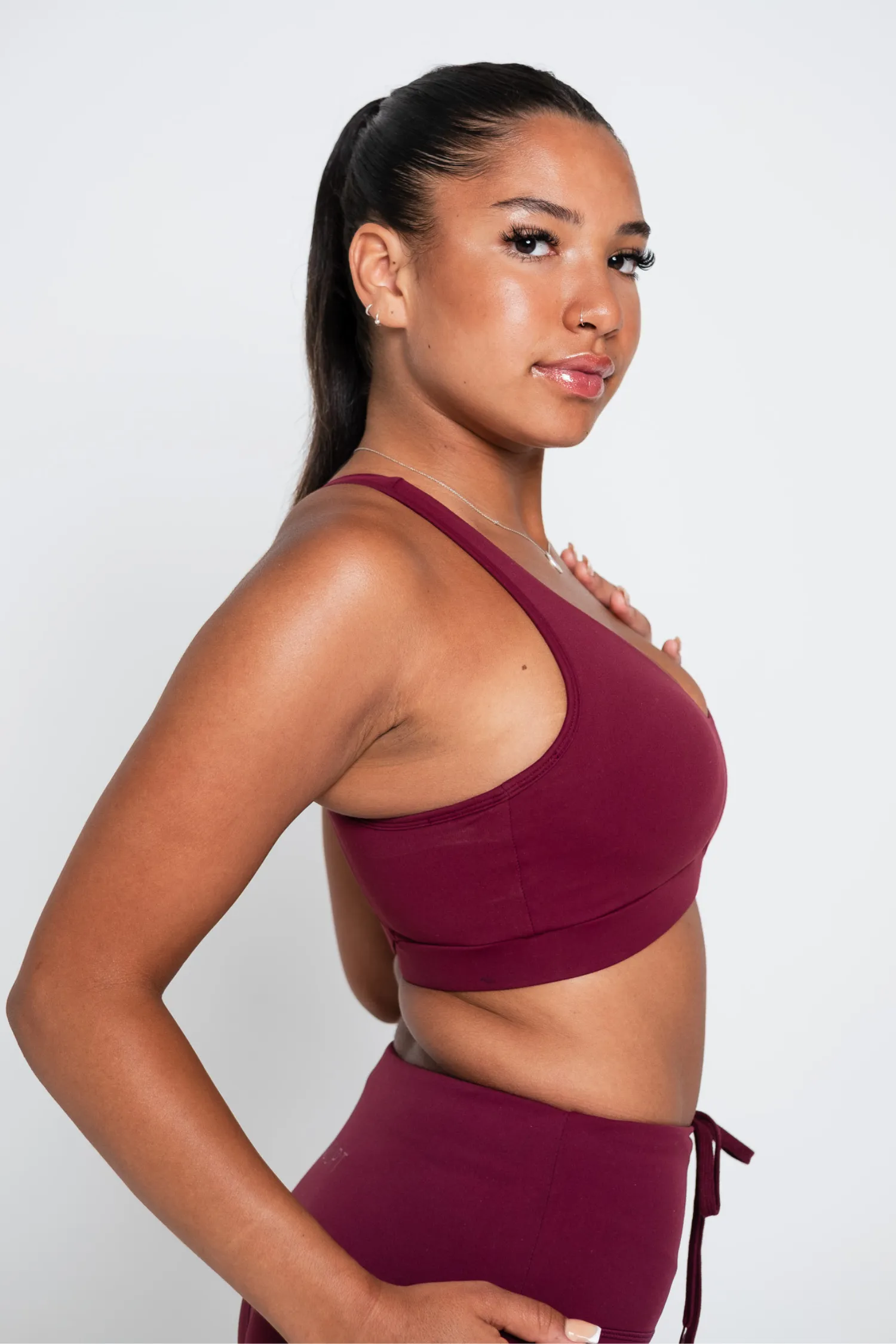 Tierra Sports Bra Wine dancers Dance