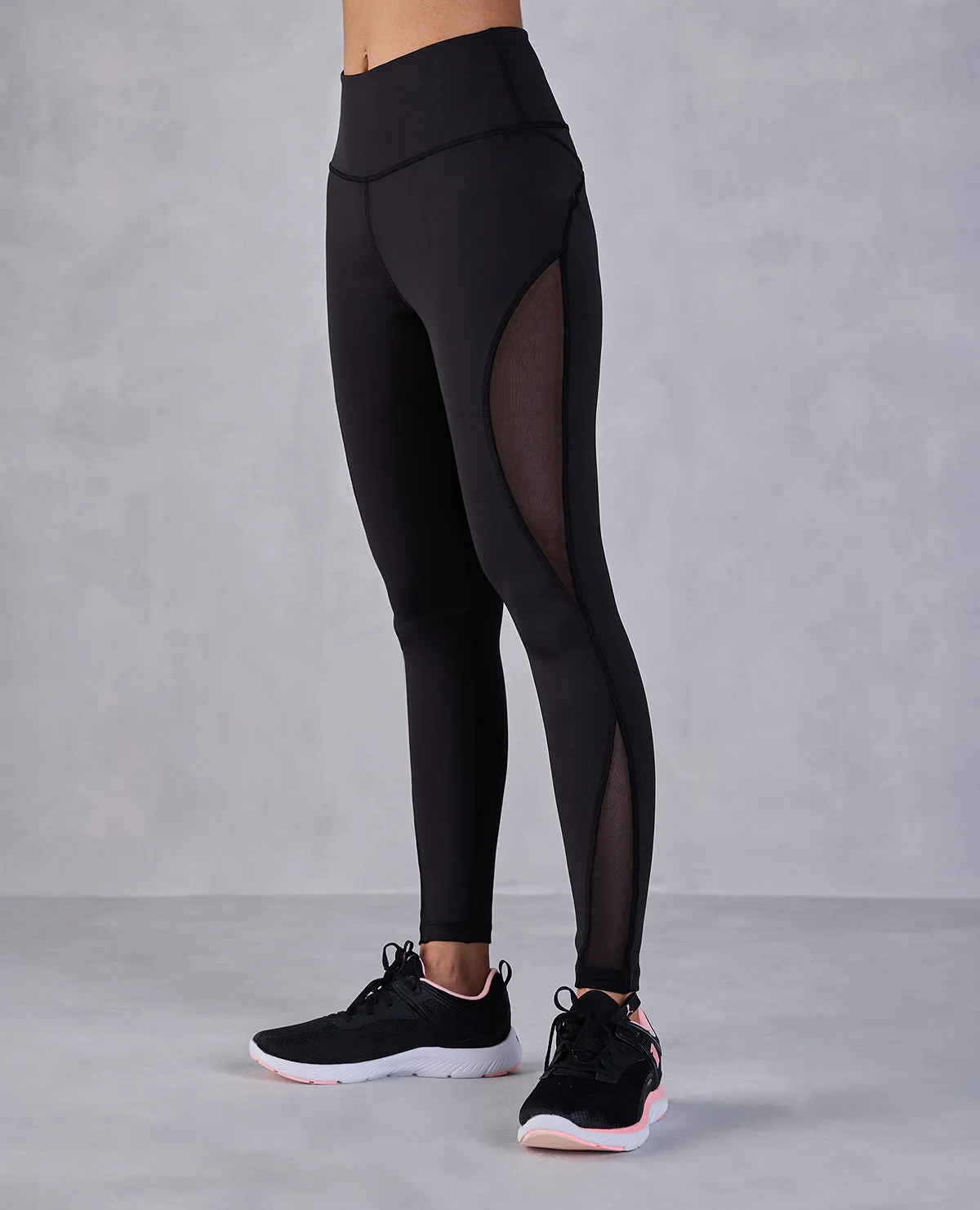 Fit For All Day Athletic High-Waisted Mesh Leggings in Second SKN