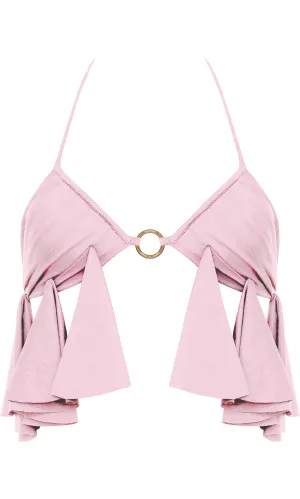 Non Irritating Tags Convertible Strap System AURELIA BIKINI TOP