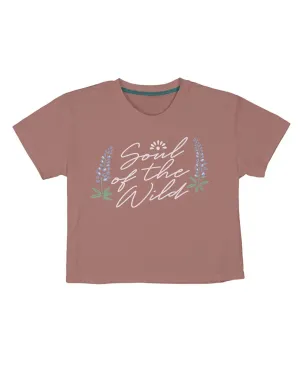 City Fashion Look Camping attire Soul of the Wild Boxy Tee - Dusty Mauve
