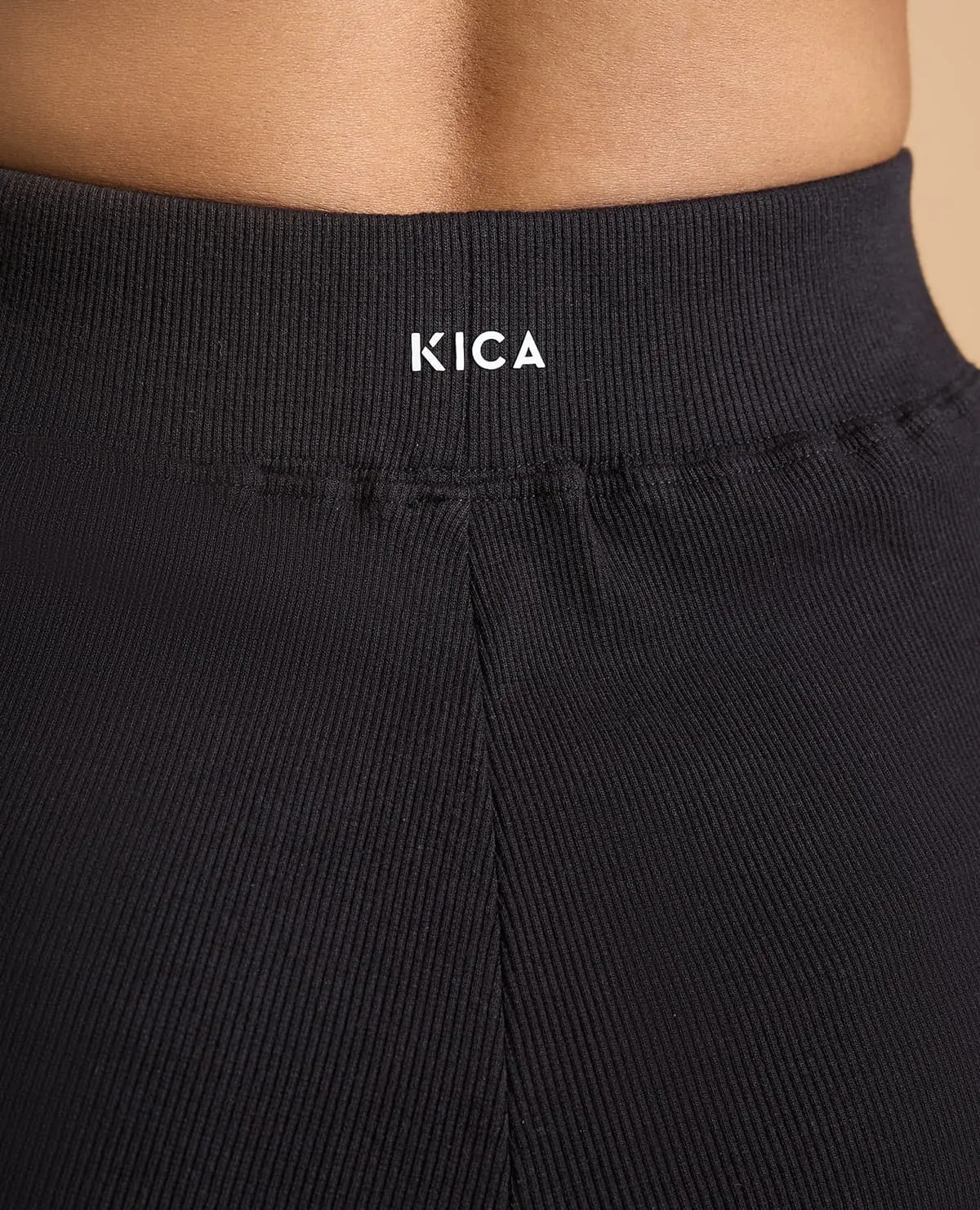 Comfortable fit Slim Design High Waist Ribbed Flared Pants