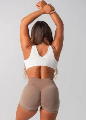 RACER CROP - WHITE Sharp Cut