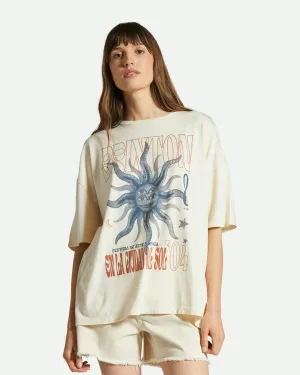 Antibacterial Treatment Street Outfit El Festival Oversized Boyfriend S/S T-Shirt - White Smoke
