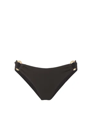 Anti Slip Waistband Flexible Back Closure Camilla Ring Bottom In Black Texture