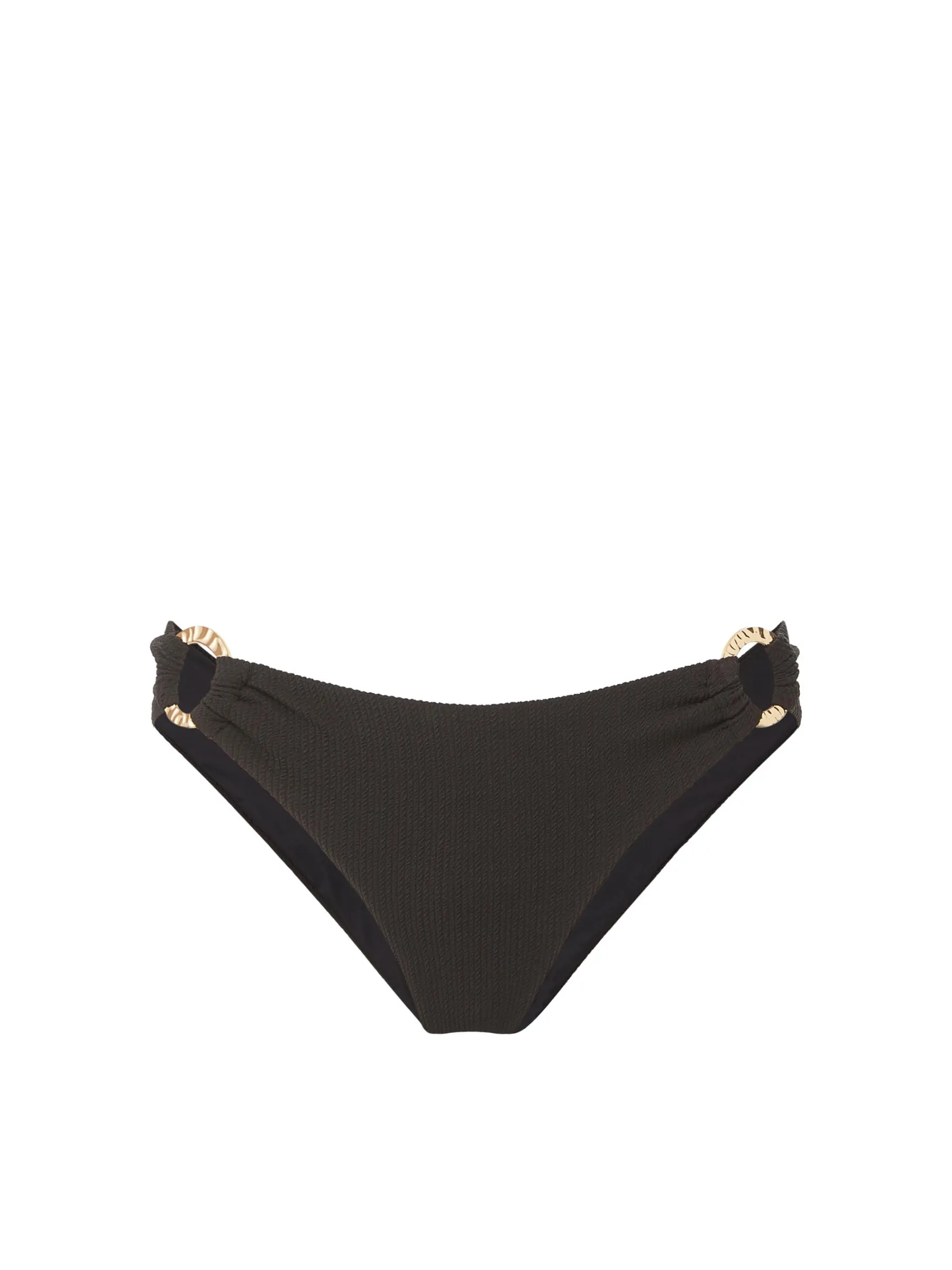 Anti Slip Waistband Flexible Back Closure Camilla Ring Bottom In Black Texture