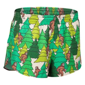 Women's Printed 1" Elite Split Shorts - Bigfoot Contemporary Design
