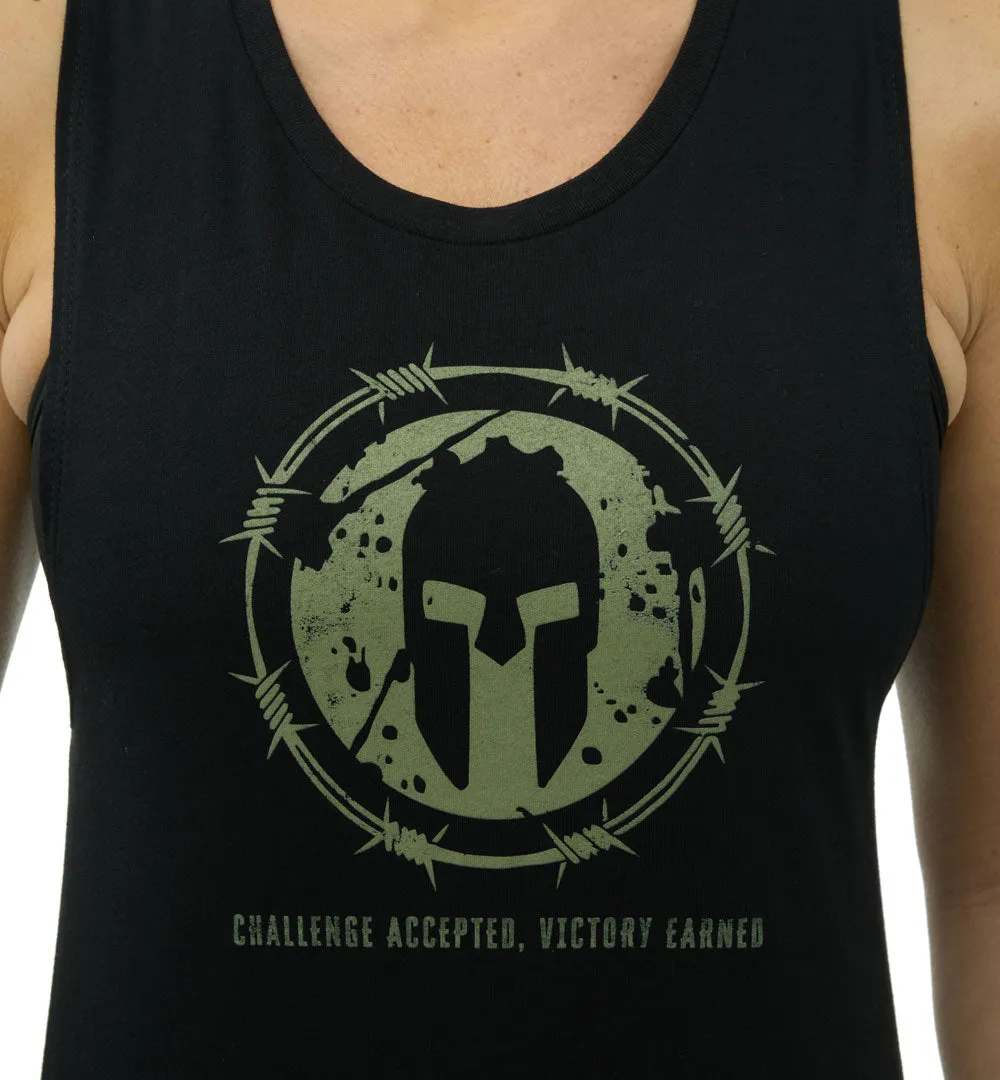 AdjustableWaist SPARTAN Barbed Wire Tank - Women's
