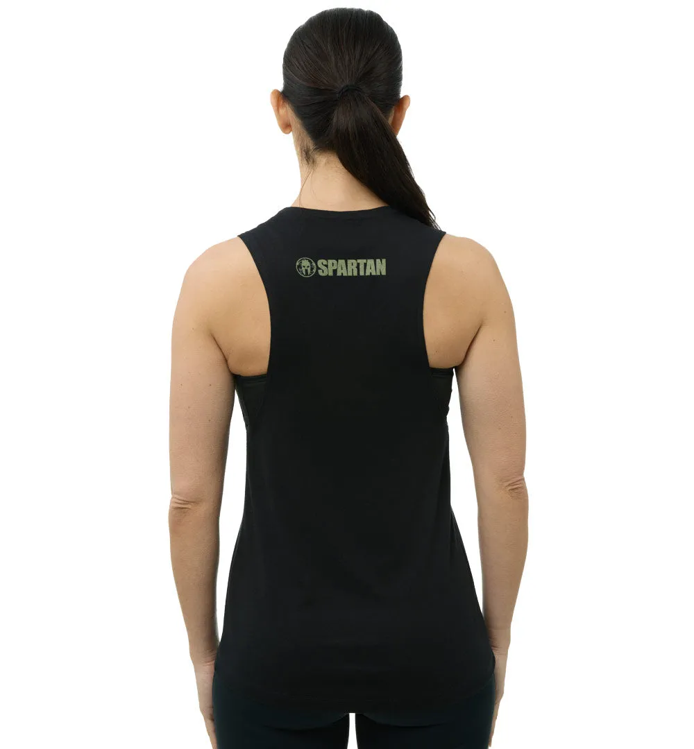 Versatile Design Fall Core SPARTAN Barbed Wire Tank - Women's