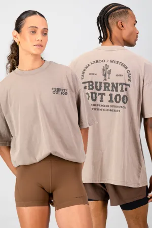 VintageWash Collared formality Burnt Out 100 Tee