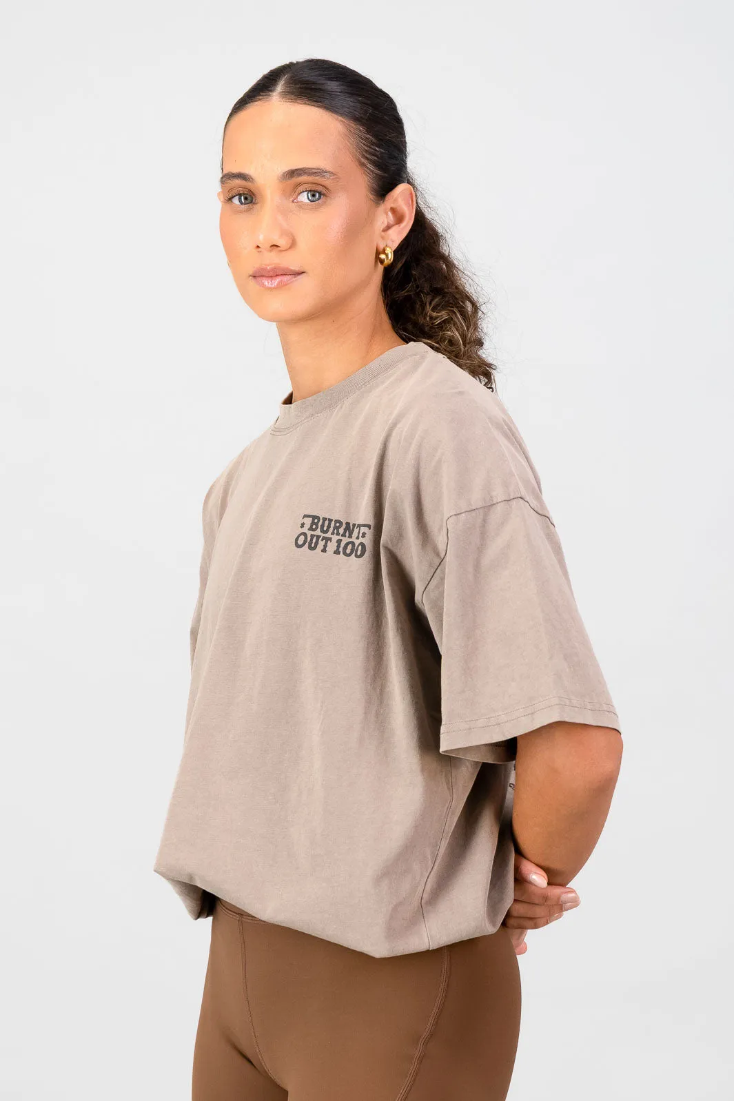 Burnt Out 100 Tee Comfy All-Day