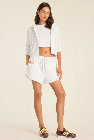 Temperature Regulating Blend Dawn Classic Short - White French Terry