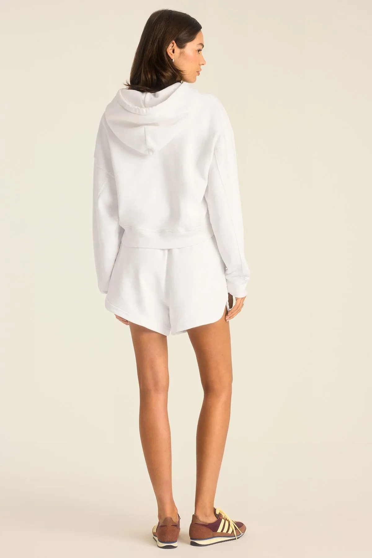 Socks Dawn Classic Short - White French Terry