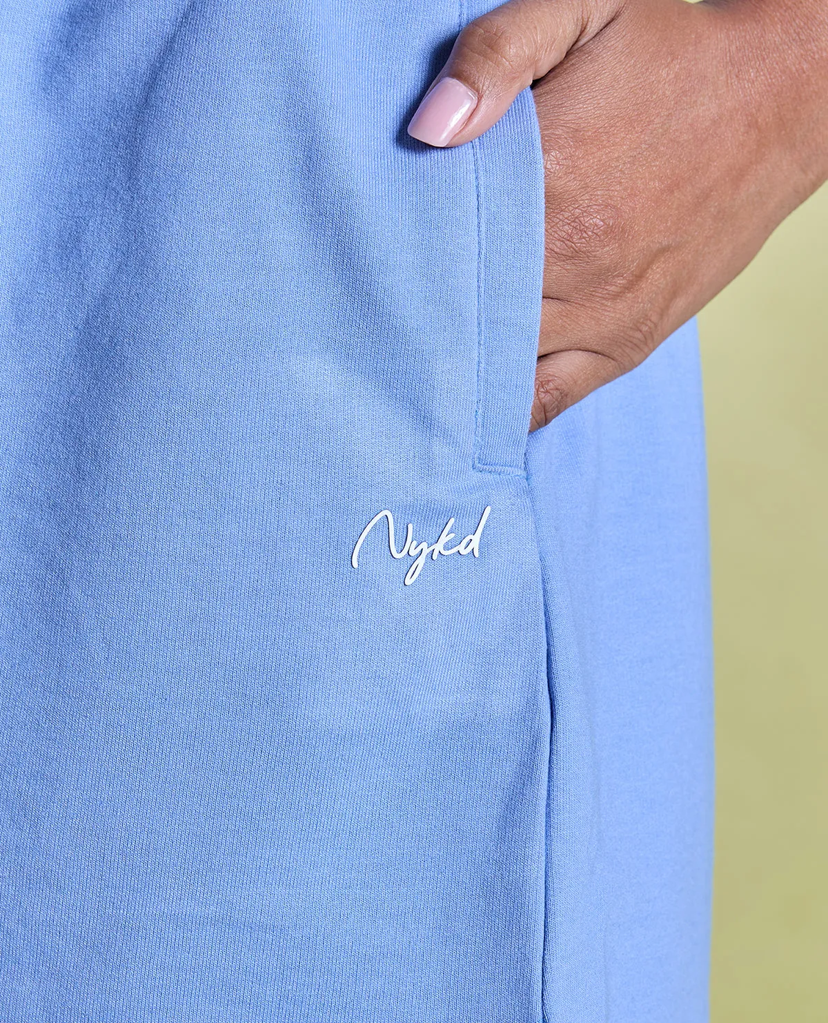 Stain Resistant Treatment Nykd All Day  Knit Terry Shorts - NYLE503 - Hydrangea