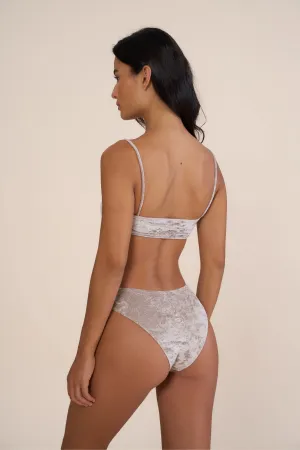 Zola Bikini Bottom - Natural Velvet Durable Stitching Smooth Edge Finish