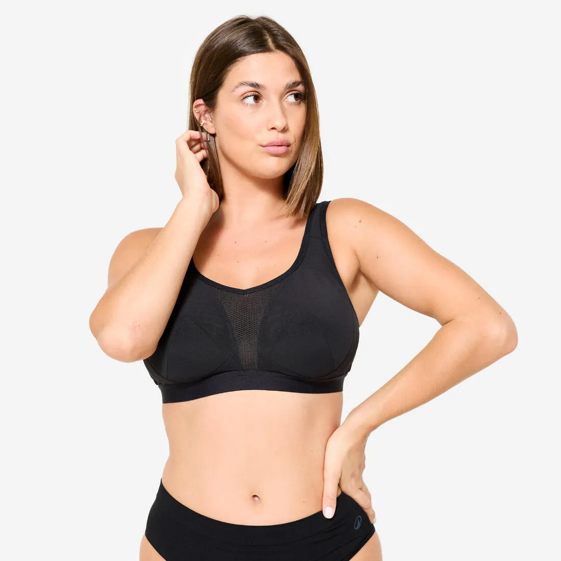 Wide Underband Support Sujetador-Top Mujer Tirantes Cruzados Sujeci??n Alta