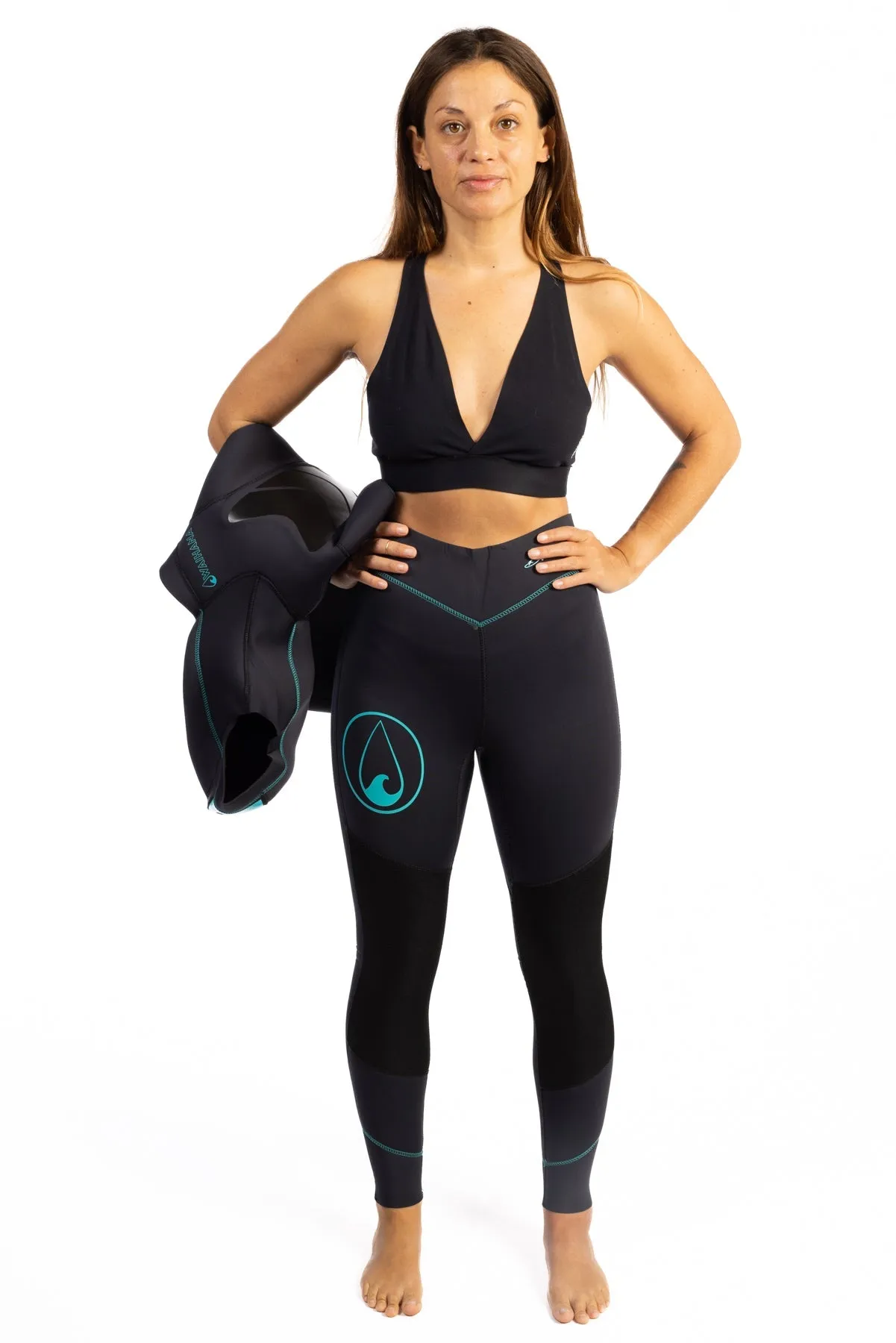 Durable Zipper Guard LaminatedChestPanel Women's Essentials 3.0mm Wetsuit