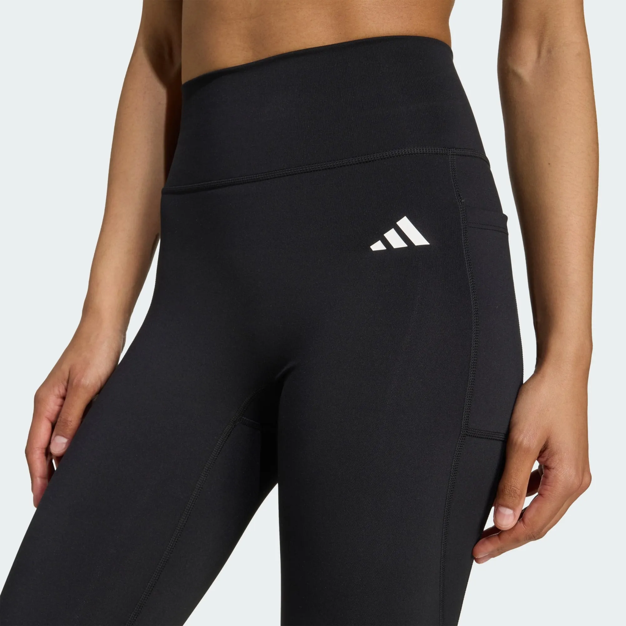 Ethical Mode Adidas Women's Optime Essentials Seamless 7/8 Black Legging