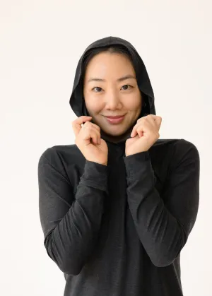 Day and Night Hoodie Layered Paneling