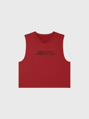 Drop Hem BARRY'S CRIMSON LEGEND TANK