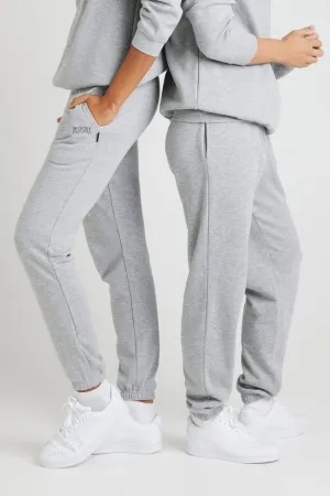 AntibacterialCoating All-Day Wear Insport Unisex Alaska Grey Elastic Leg Trackpants