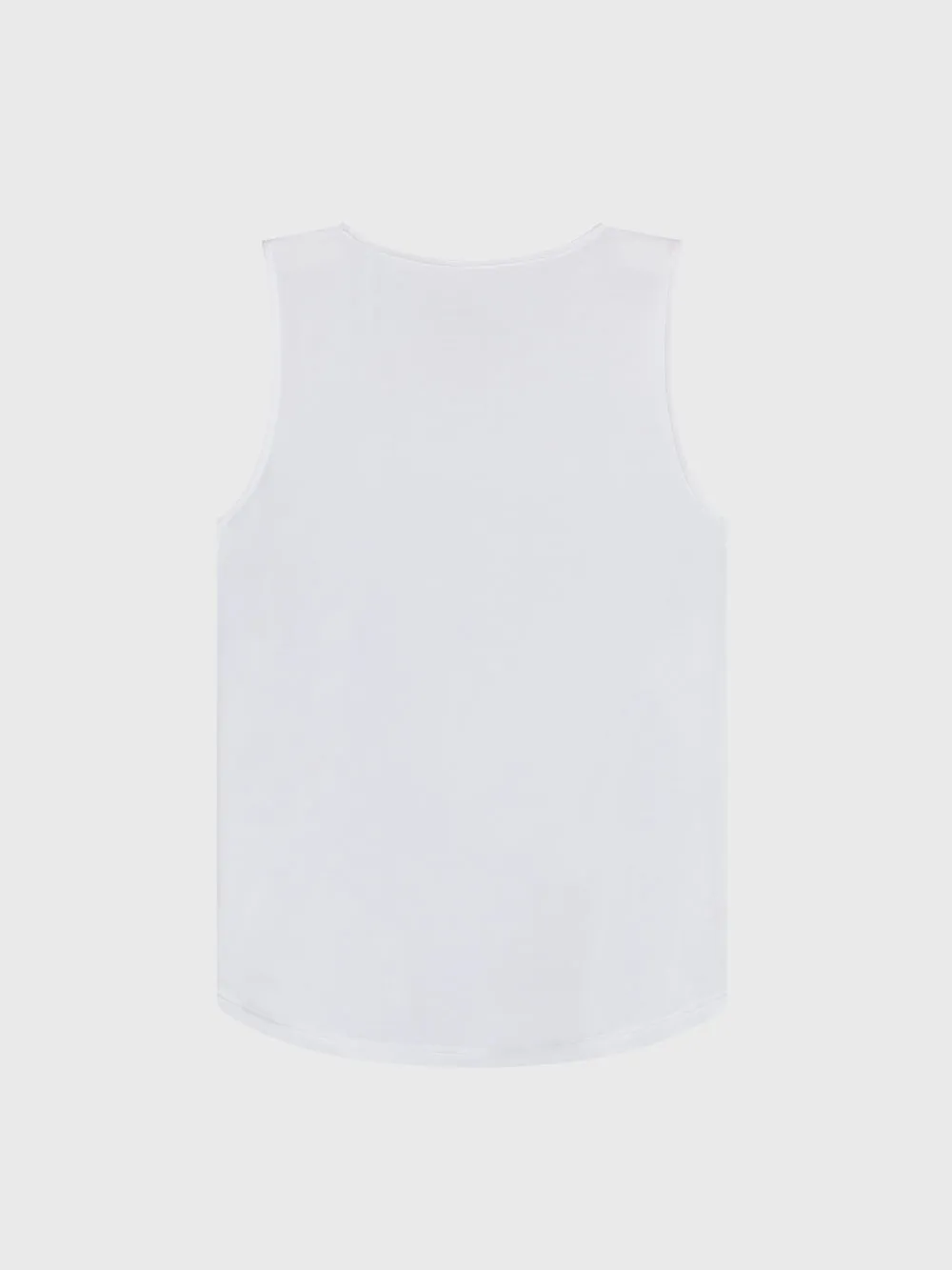 Double Layered Collar BARRY'S WHITE MUSCLE TANK