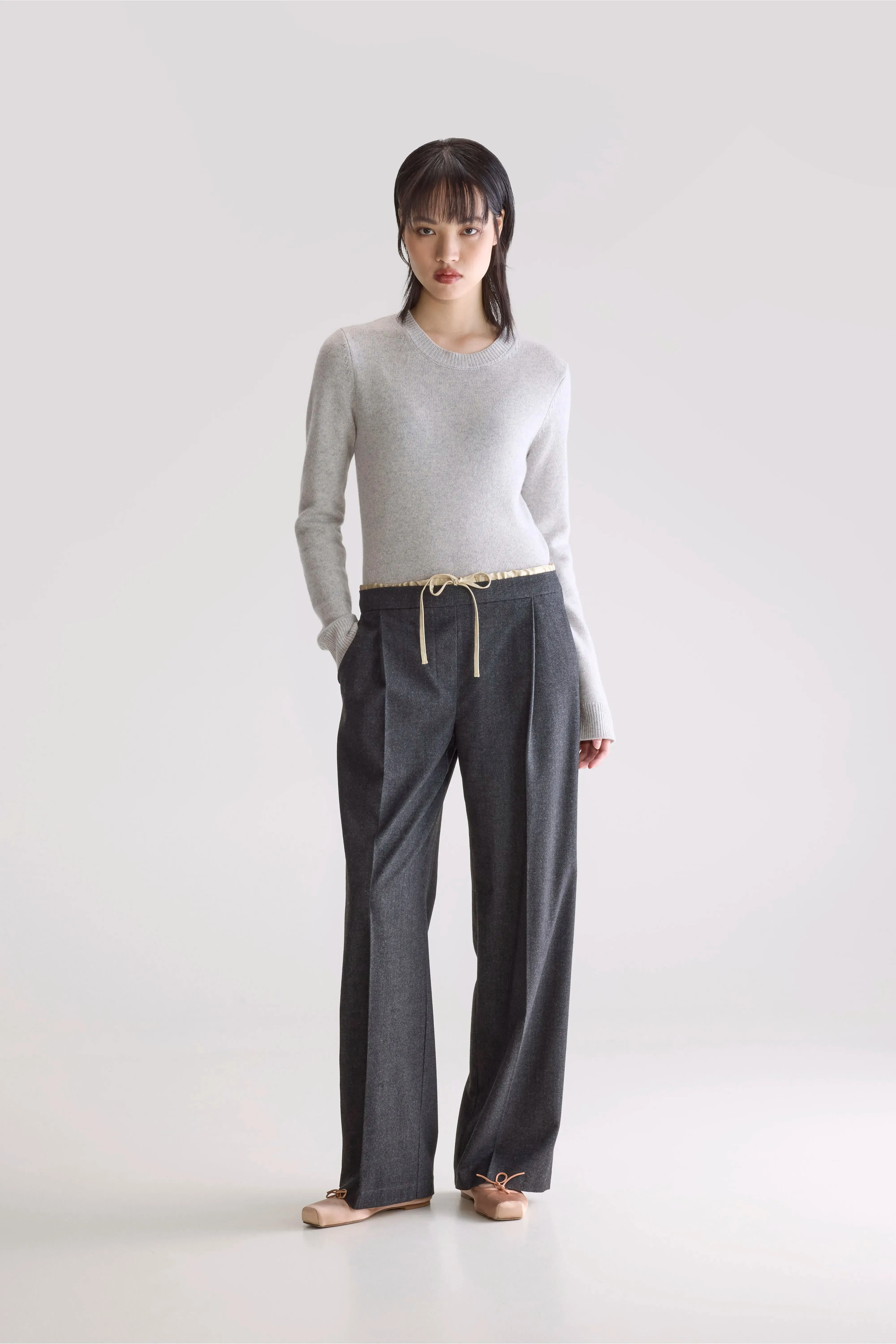 ExpandableSidePanels Functional fashion wear Turin formal trousers (252 / W / ANTHRACITE)