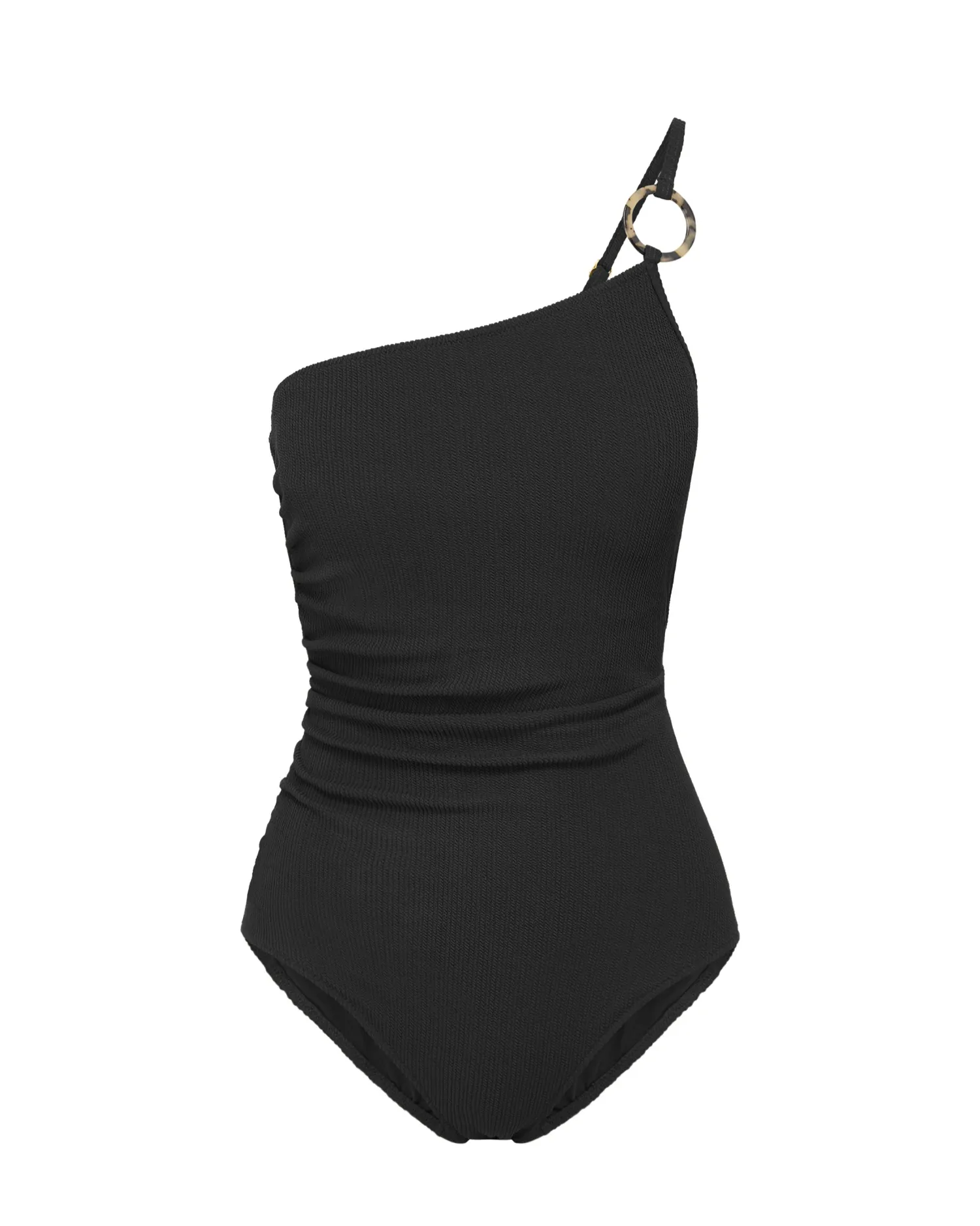 Kara One Piece In Black Texture Beach Attire Resort-Wear