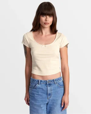 Sweet Wide Rib T-Shirt Low Impact Manufacturing