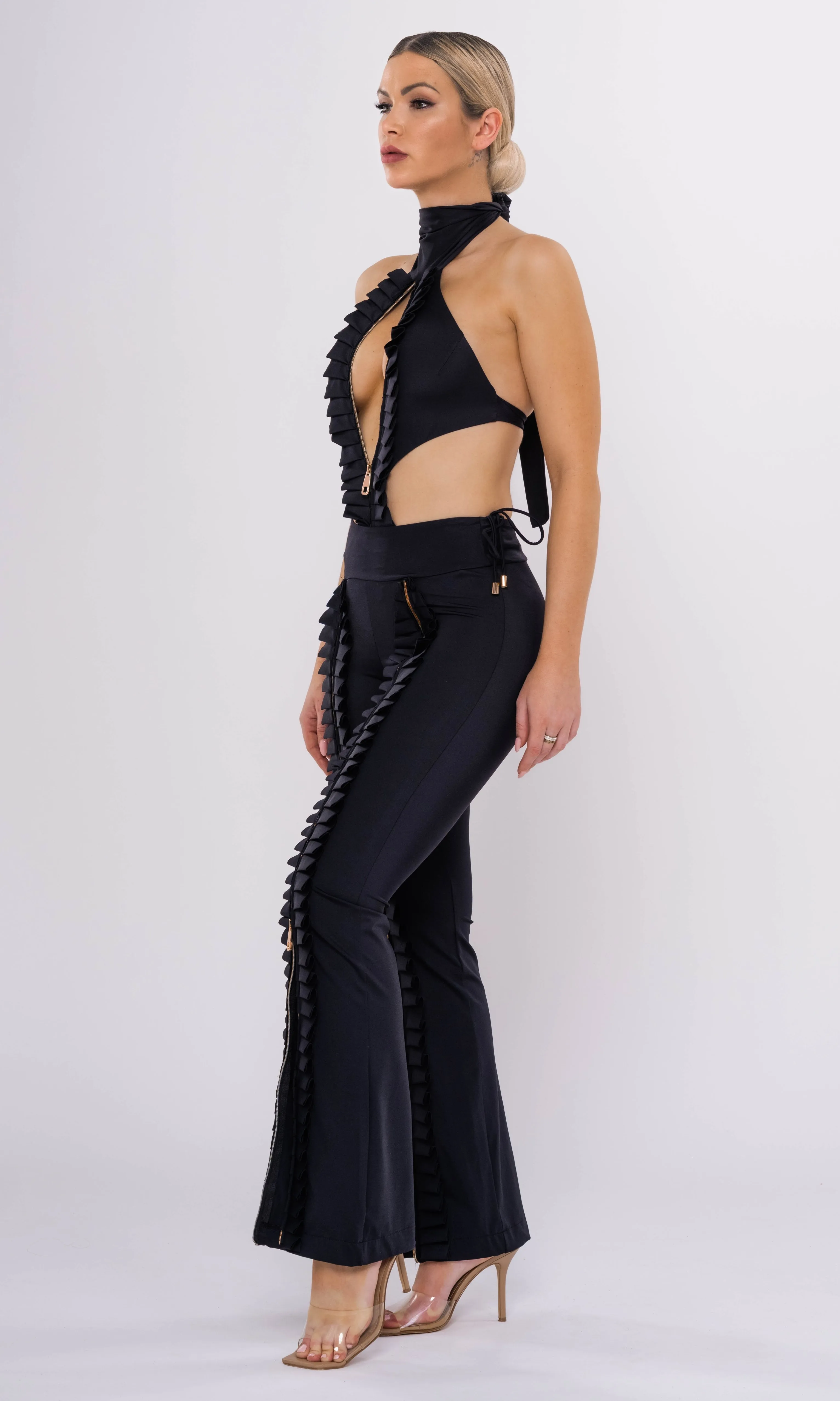 Fitted waist Trendy Cut AHMOSY PANTS