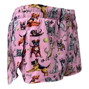 soft fit Women's AeroPro 3" Split Shorts - Bestie Pink