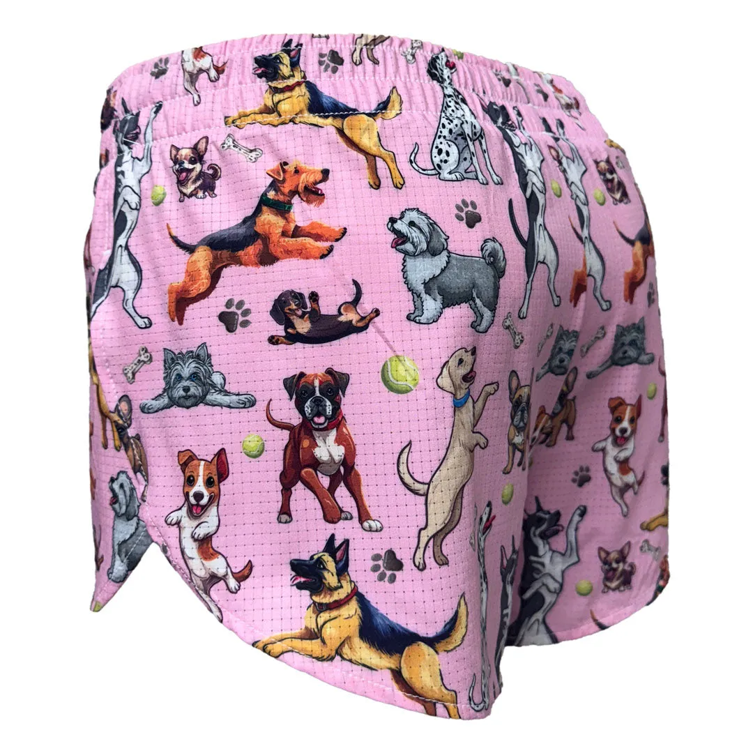 Sun Ready Women's AeroPro 3" Split Shorts - Bestie Pink