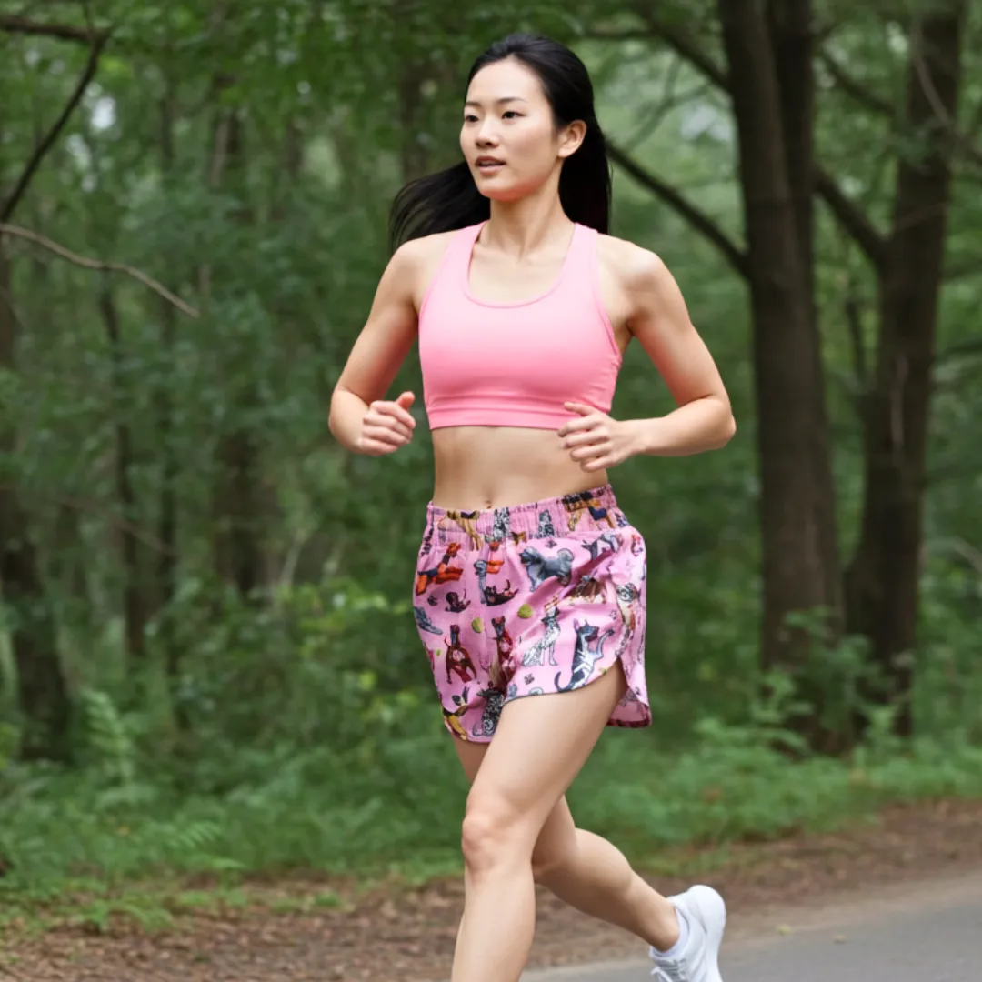 Women's AeroPro 3" Split Shorts - Bestie Pink Cool Fit