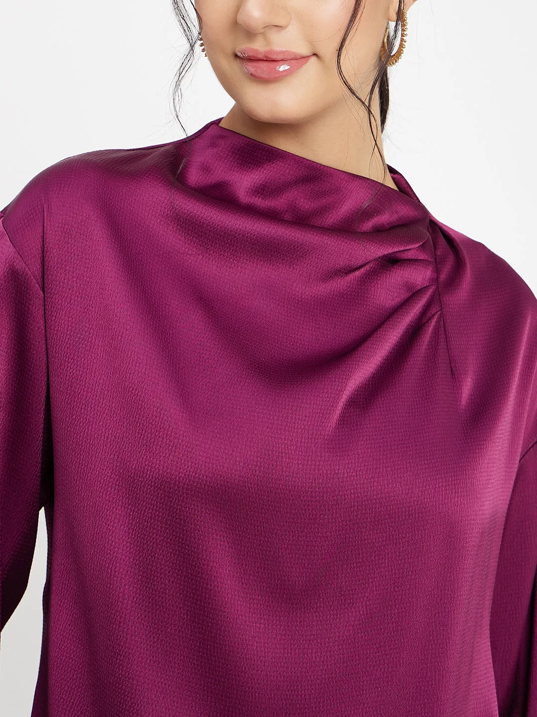 Summer Wear Madame Wine Top