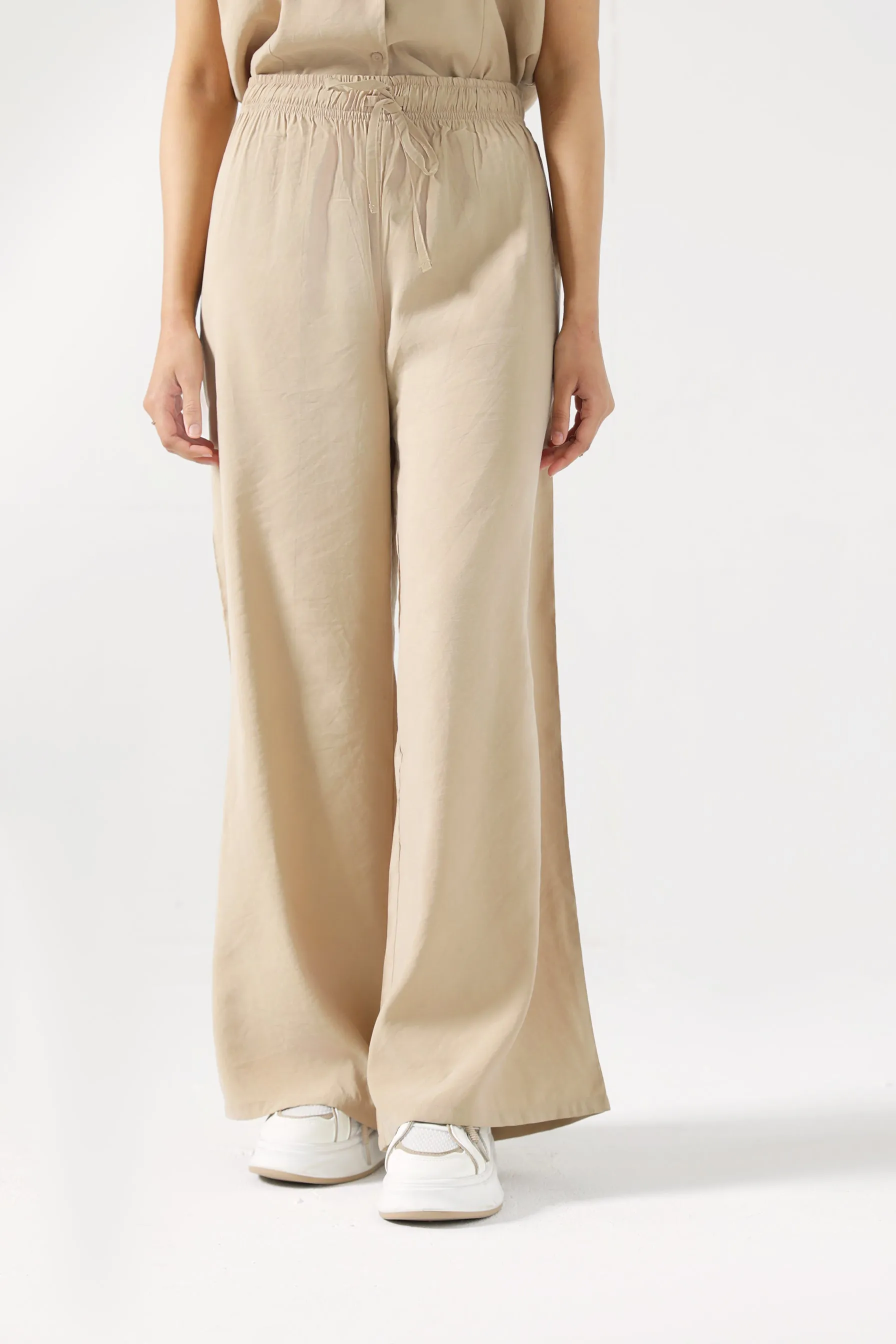 SmoothZipper WIDE LEG TROUSERS